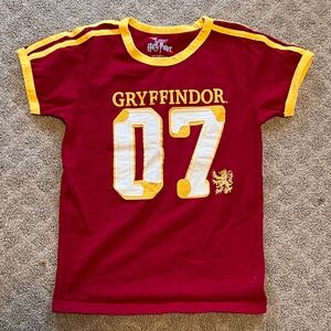 Universal Studios Harry Potter Gryffindor Quidditch Kids Shirt